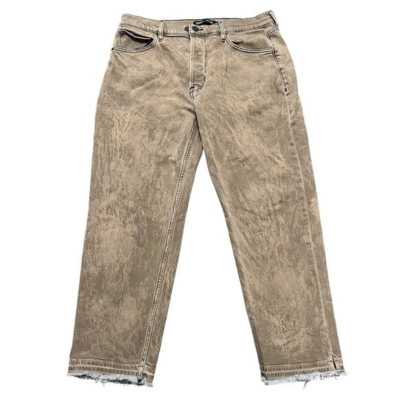 Hudson X Tyler Herro Brown Tie Dye Jeans - Picture 1 of 6